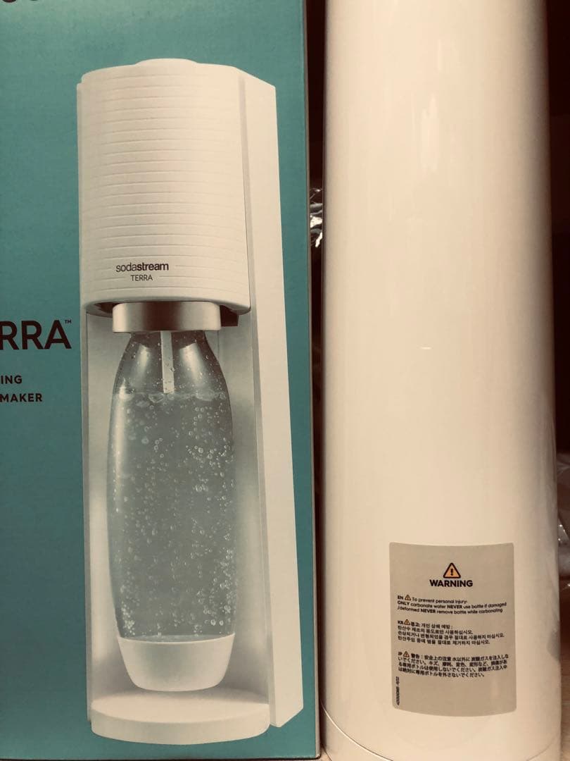 【美品】ソーダストリームテラ　ガスボンベ付