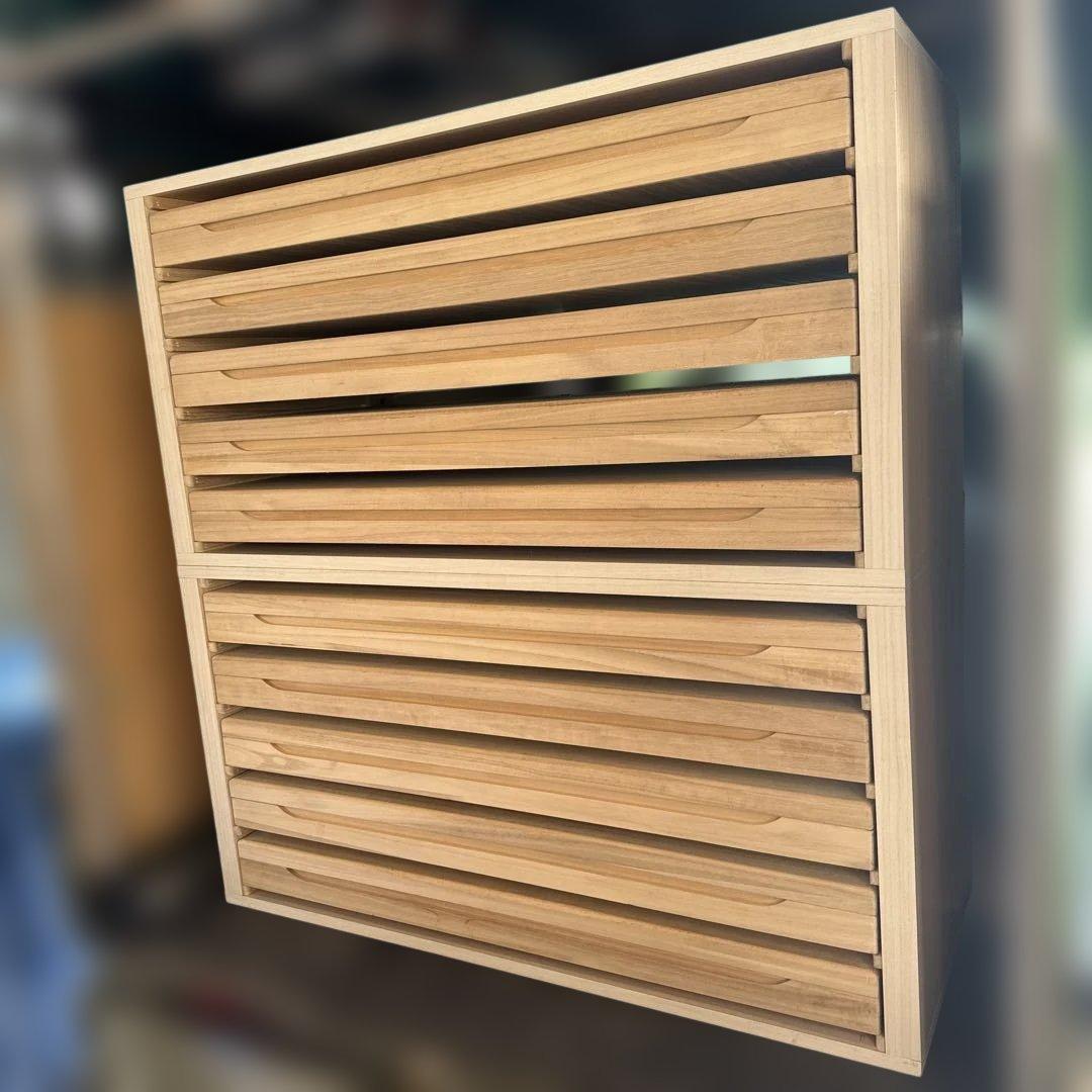 システム総桐タンス。桐箪笥 桐たんす 10段 和服 着物 衣裳箱 ボックスタイプ