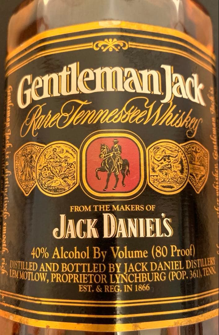 750ml 90年代 ジェントルマンジャック 【未開栓】正規品