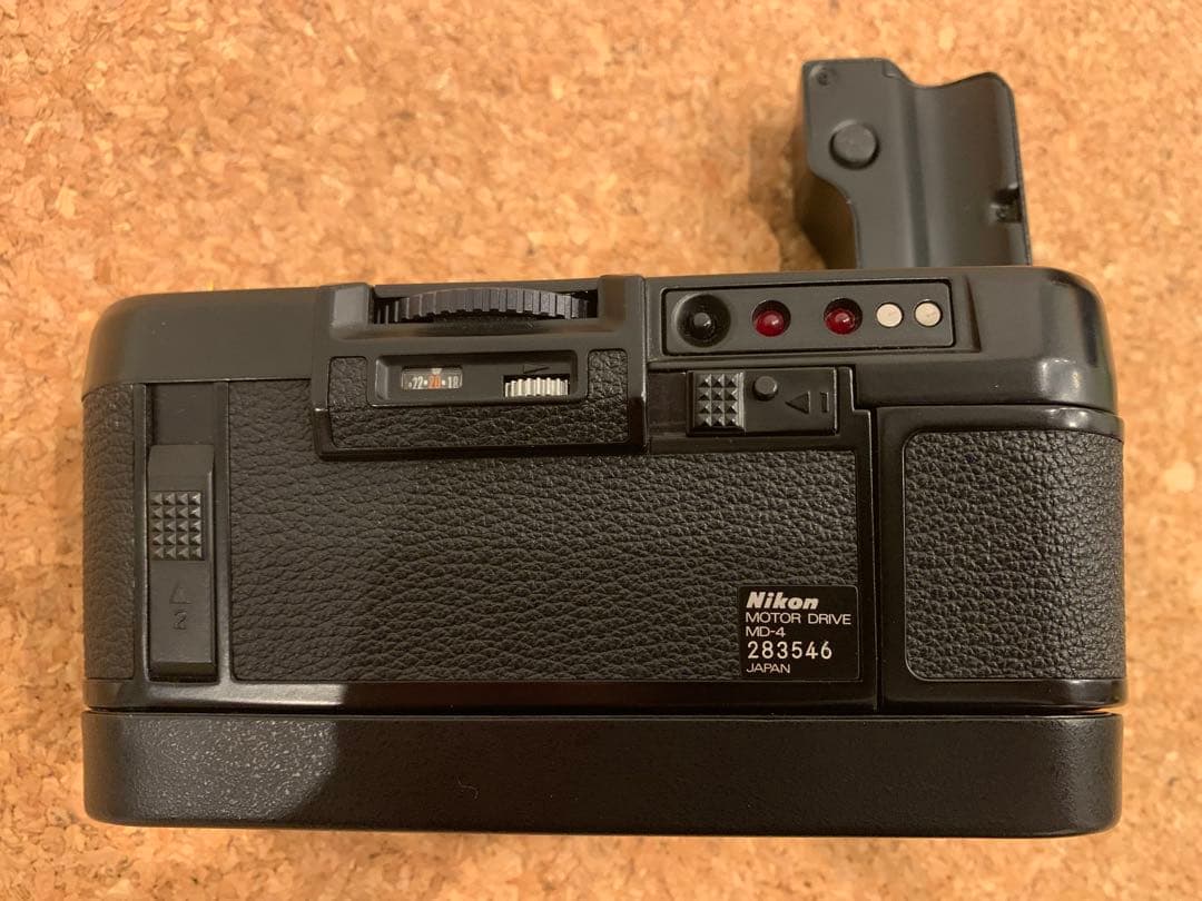 新品級 Nikon MD-4+ MK-1 モータードライブ 液漏無　接点ピカピカ