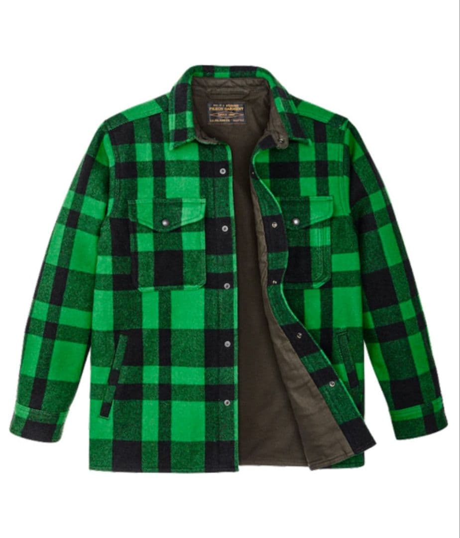 すぐ発送可　フィルソン　ラインド・マッキノー・ウール・ジャックシャツ　XS