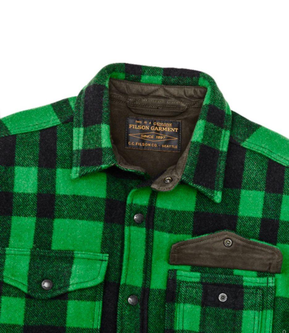 すぐ発送可　フィルソン　ラインド・マッキノー・ウール・ジャックシャツ　XS
