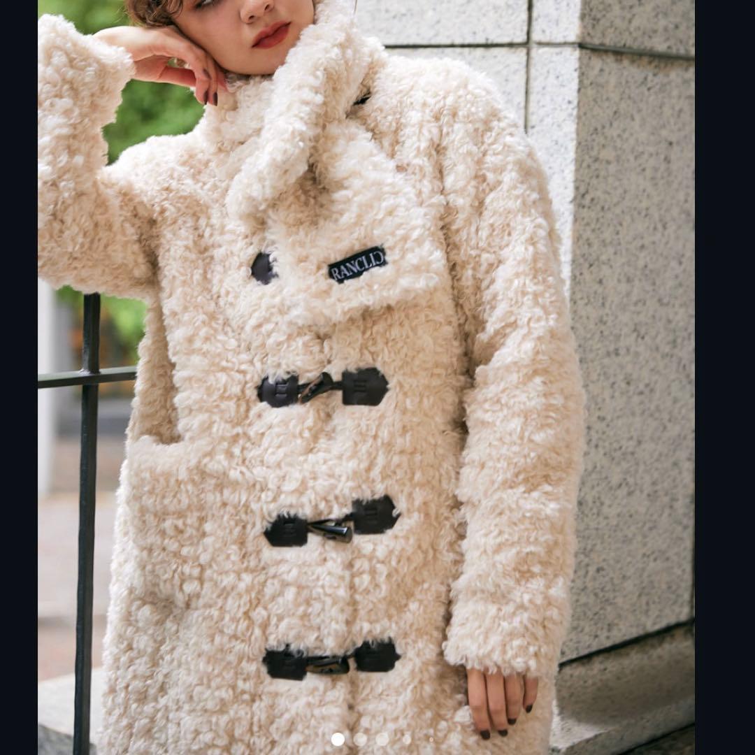 RANCLIC【Poodle cocoon coat 】アイボリー