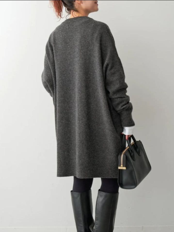 Spick & Span⭐︎クルーネック⭐︎ワイドチュニック⭐︎プルオーバー