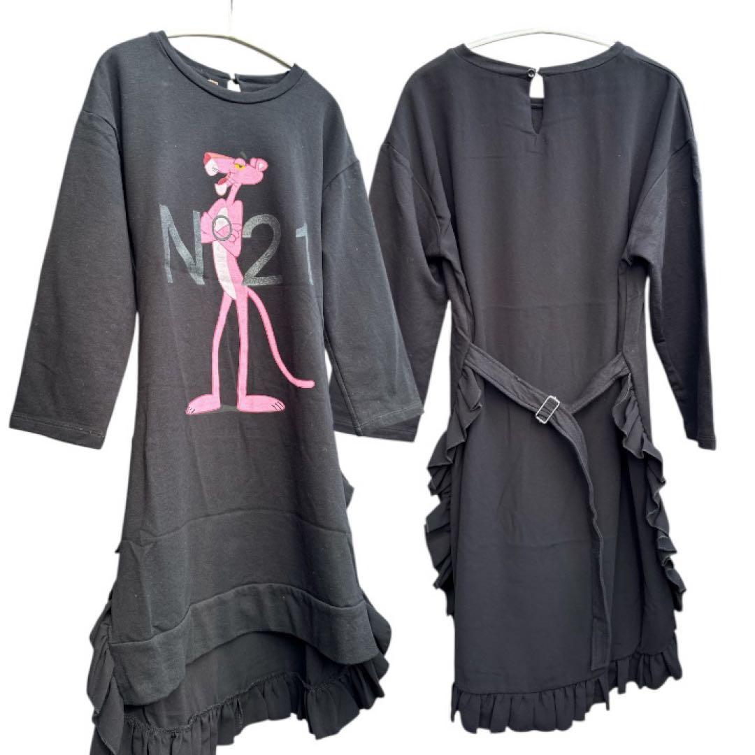 N°21 ヌメロ ヴェントゥーノ ピンクパンサー キッズ ワンピース カットソー