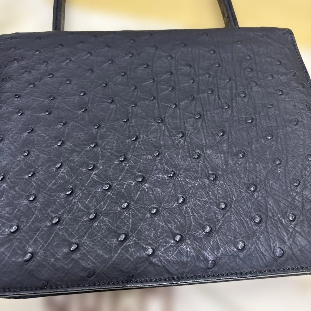 クリスチャンディオール オーストリッチ ハンドバッグ