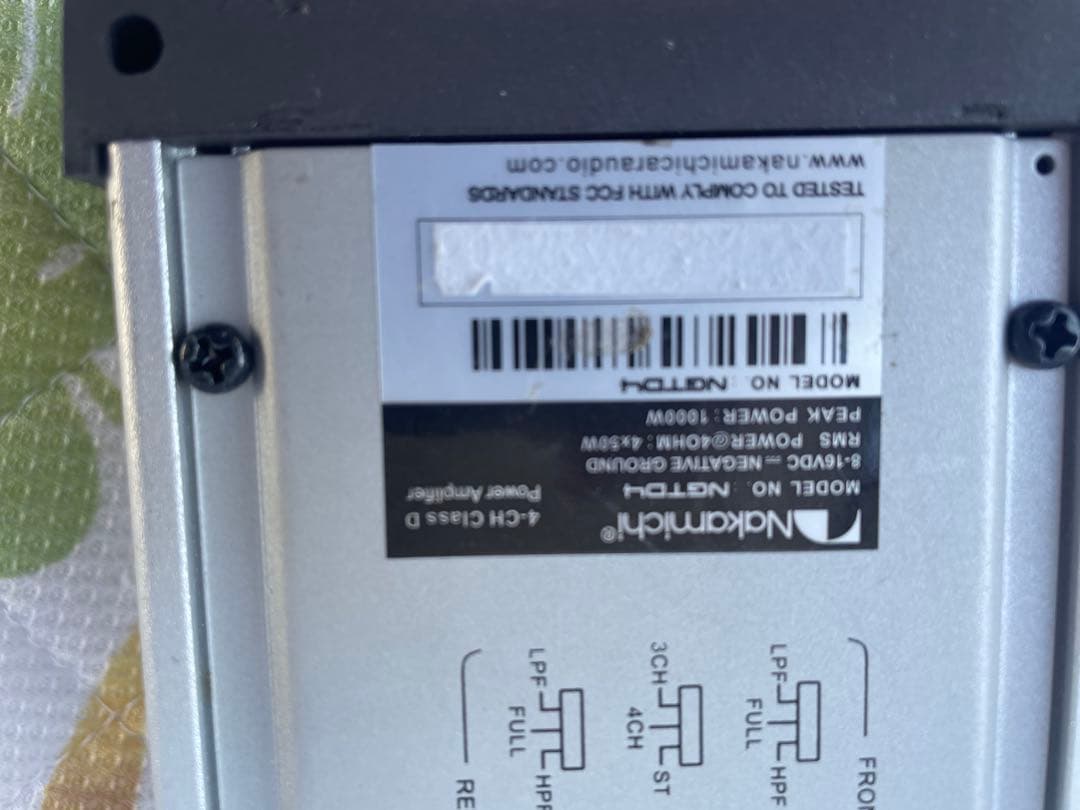 K*a様 最終値下げ❗️ナカミチ　アンプ1000W