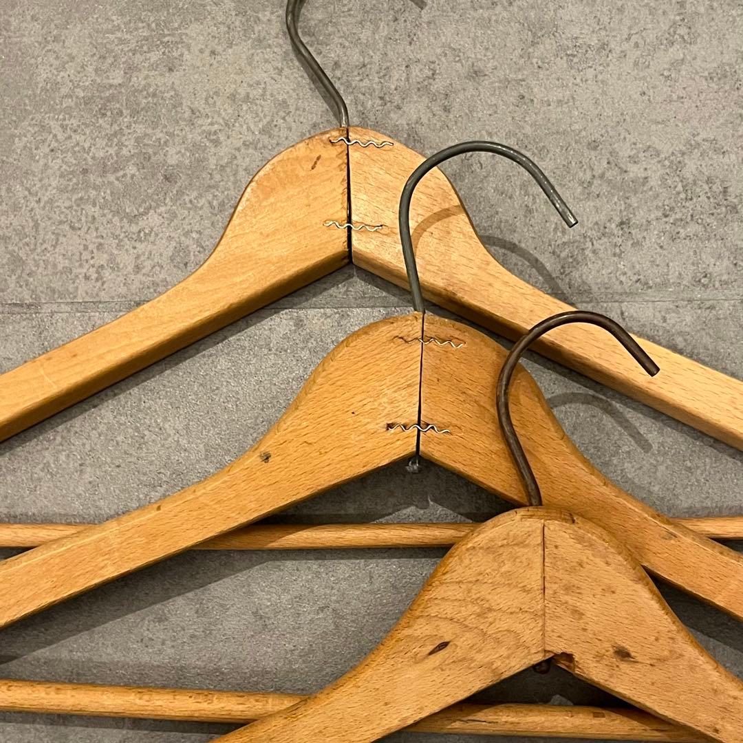 ビンテージ ウッド ハンガー 木製 アメリカ アンティーク