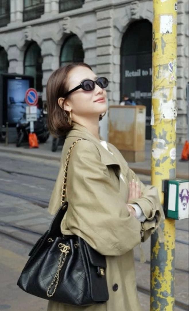 Zoff × AOI IHARA ブラック サングラス　伊原葵