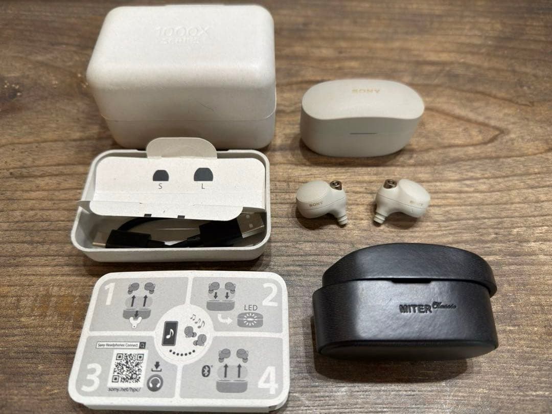 SONY WF-1000XM4 プラチナシルバー 新品純正バッテリー交換済み