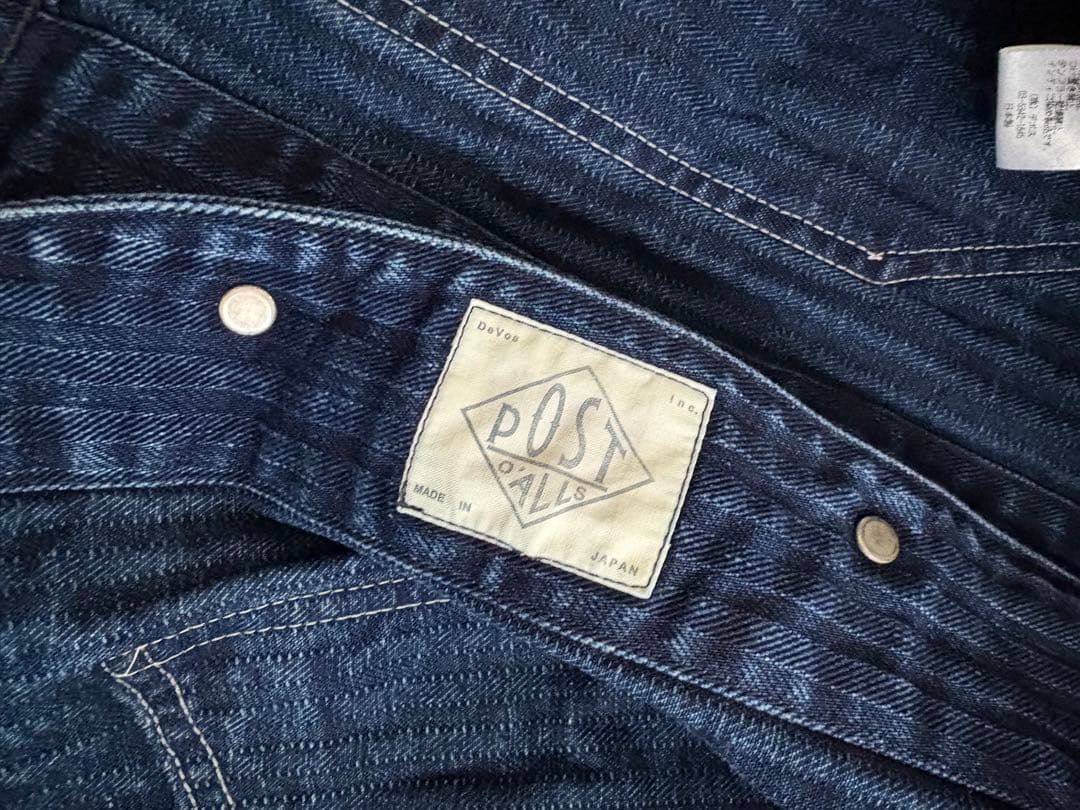 post overalls ポストオーバーオールズ　Stokers Jacket