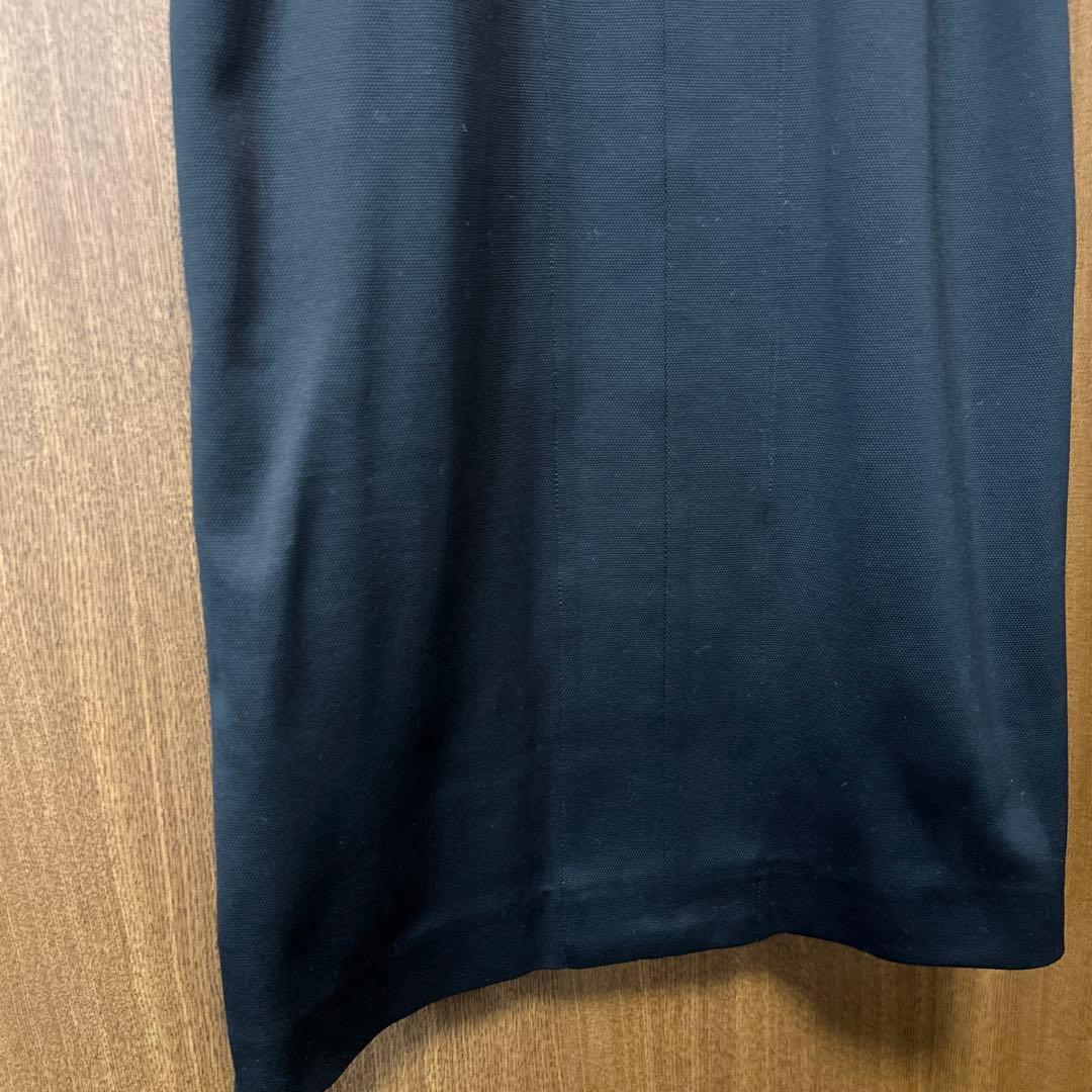 ヴェルメイユパーイエナ　IENA ウエストシェイプパフスリーブワンピース 38黒