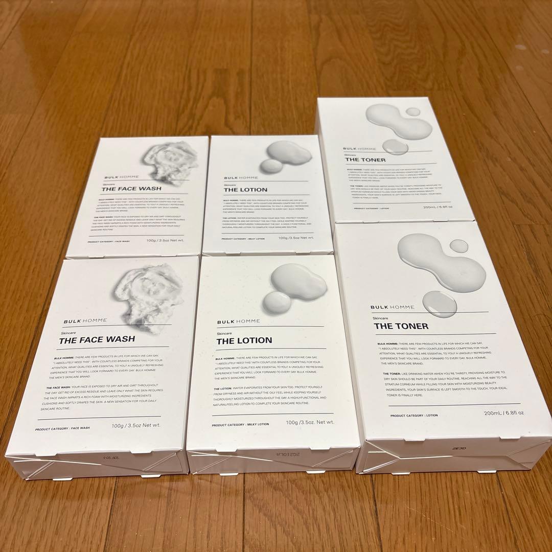 バルクオム　洗顔3点セット×2