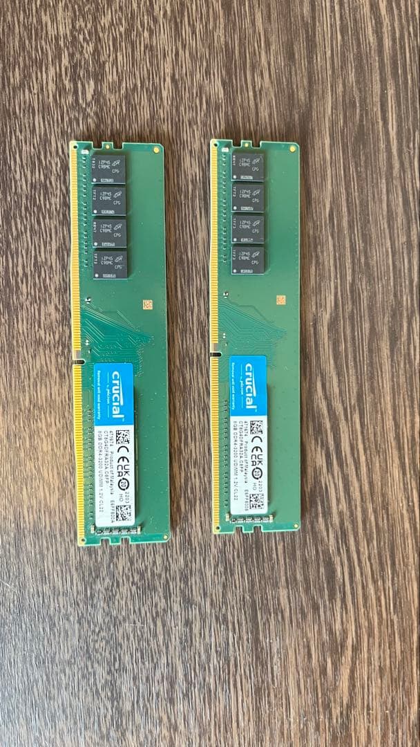 Crucial DDR4 3200MHz 16GB 8GB×2枚