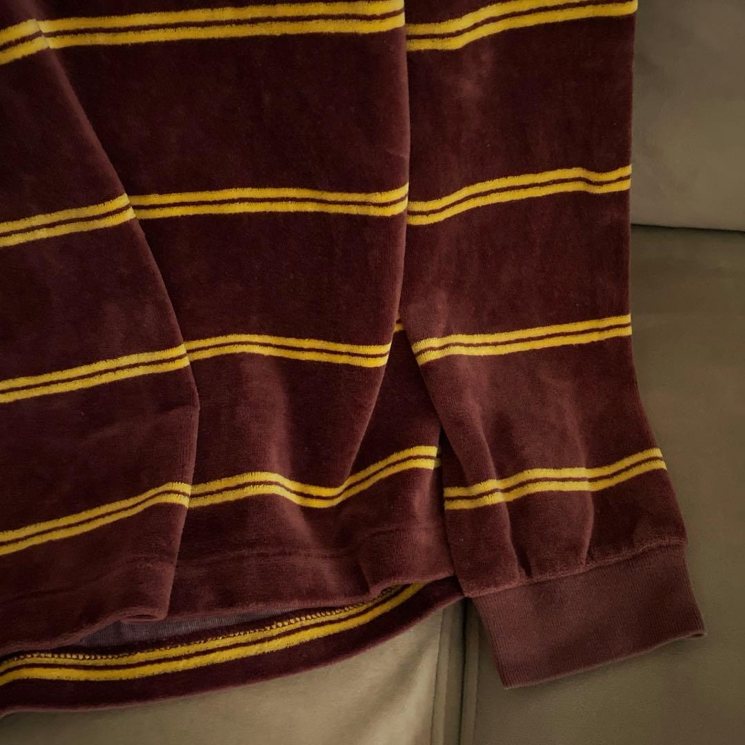 トップス PHEENY VELOURS BORDER L/S