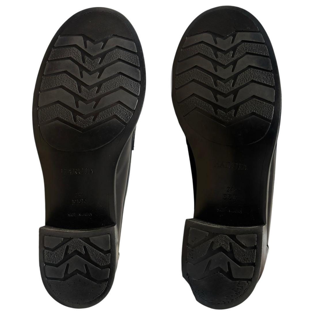 【美品】SIIILON HARUTA メモリーフォームローファー 黒 希少