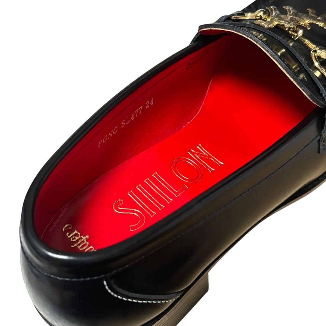 【美品】SIIILON HARUTA メモリーフォームローファー 黒 希少