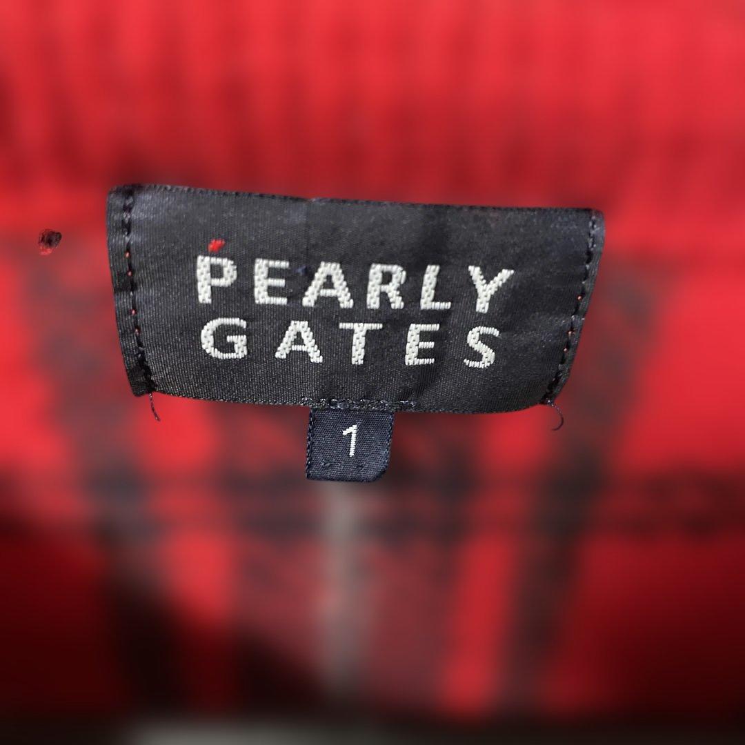 パーリーゲイツ⭐︎チェック柄 セーター・バイザー　カートバック３点セット