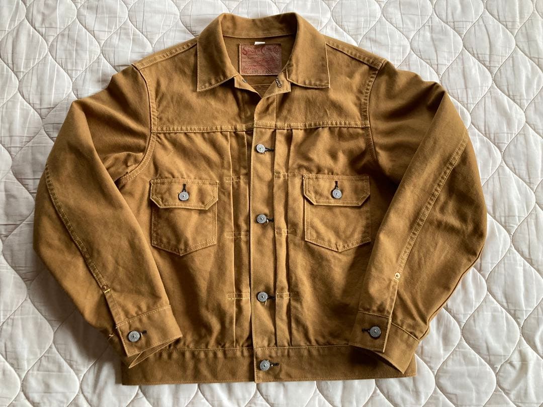 シュガーケーン　Gジャン　セカンド　サイズ40 茶色