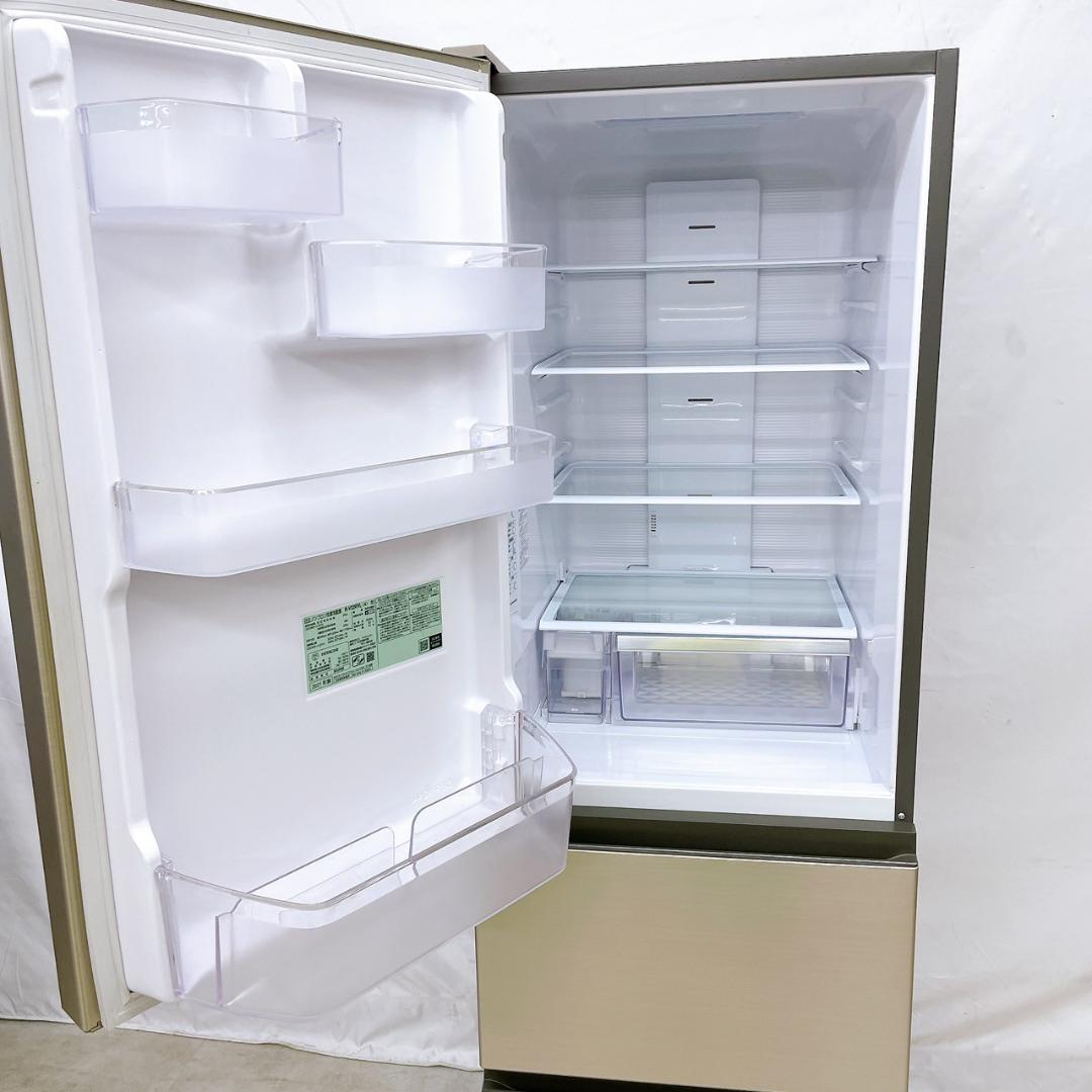 21年製 HITACHI 冷凍冷蔵庫 315L 左開き R-V32RVL