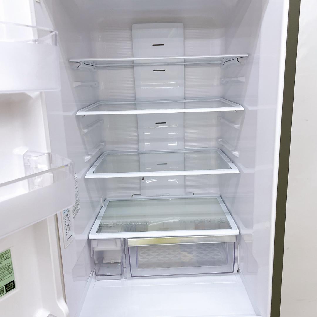 21年製 HITACHI 冷凍冷蔵庫 315L 左開き R-V32RVL