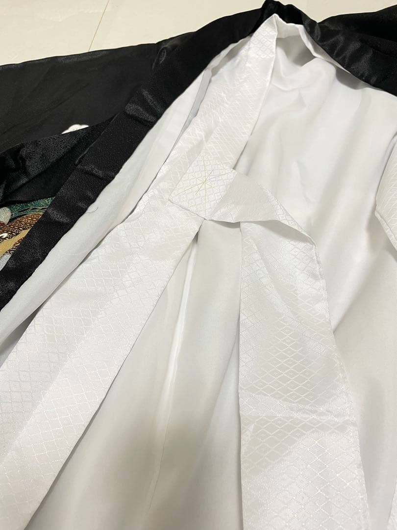 お宮参り　男の子　産着　 祝い着　帽子や小物セット