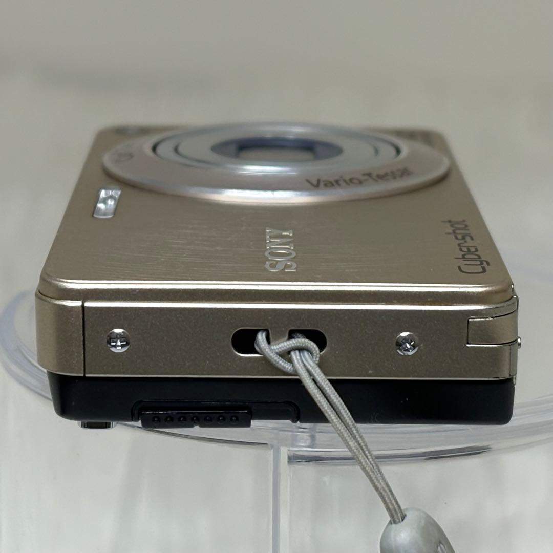 美品　SONY カメラ　DSC-W350 充電器　箱　ゴールド　コンデジ　動作品