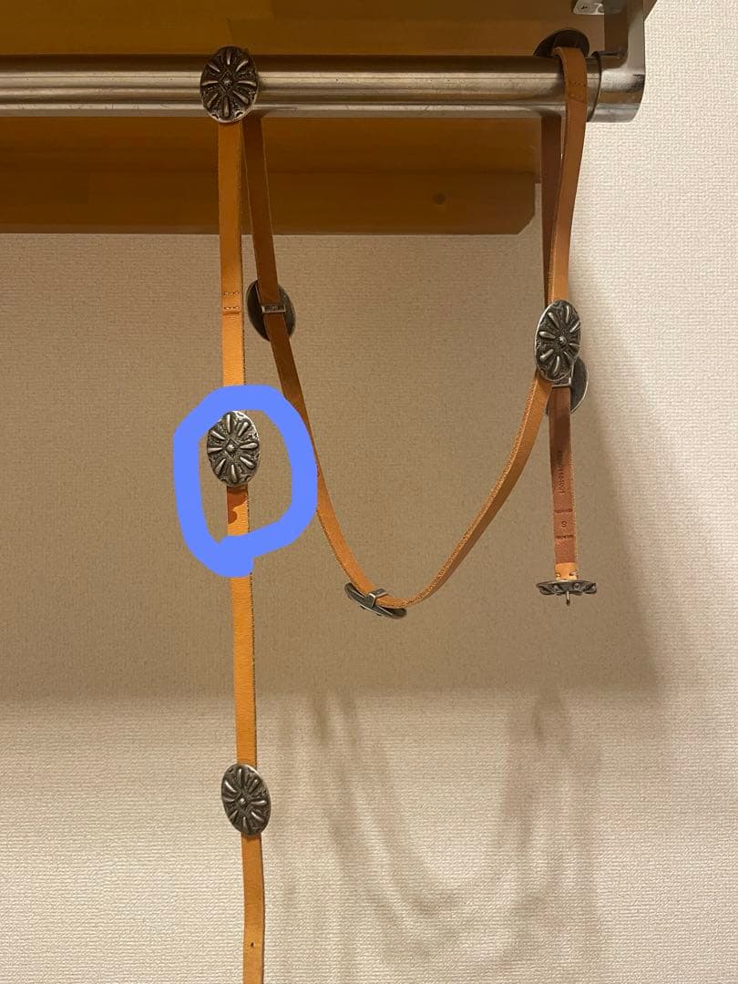 【しみ有】ポロラルフローレン コンチョベルト Sサイズ