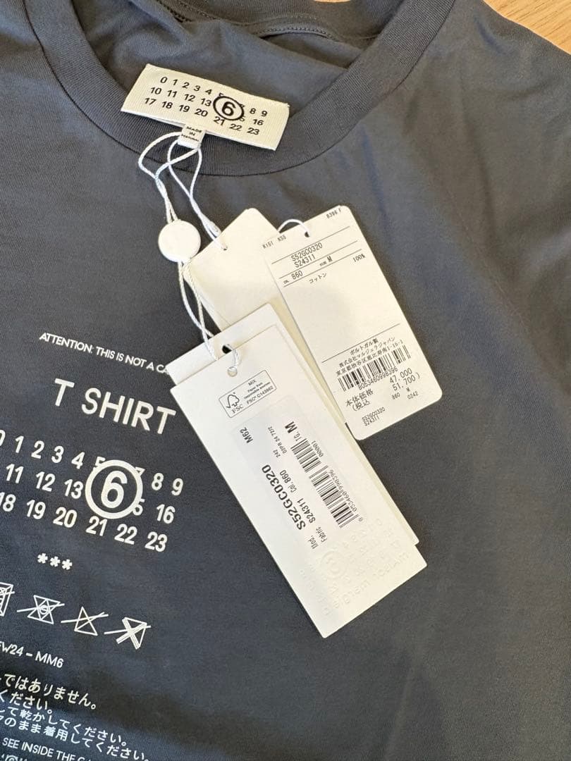 【未使用新品タグ付】MM6Maison MargielaメゾンマルジェラTシャツ