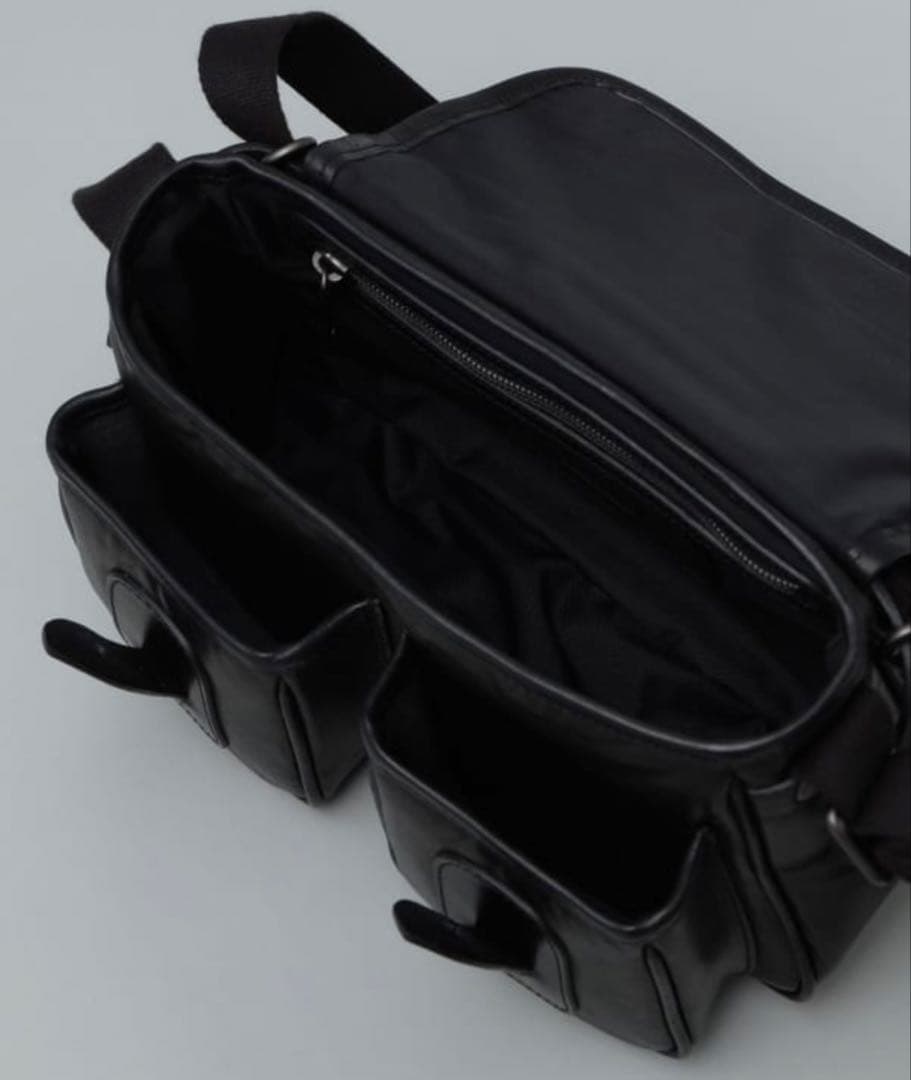 BEAMS F【別注】HUNTING WORLD / レザー キャリーオール S