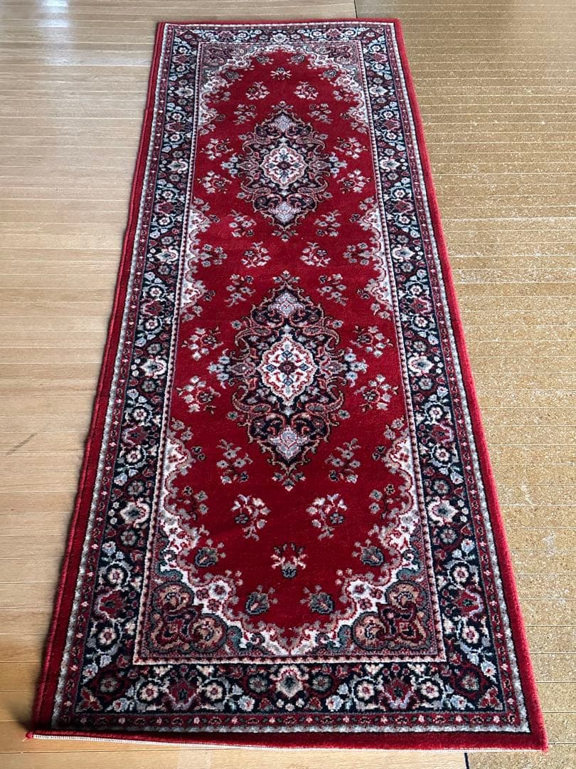 ベルギー製 100％ウール 機械織りラグ