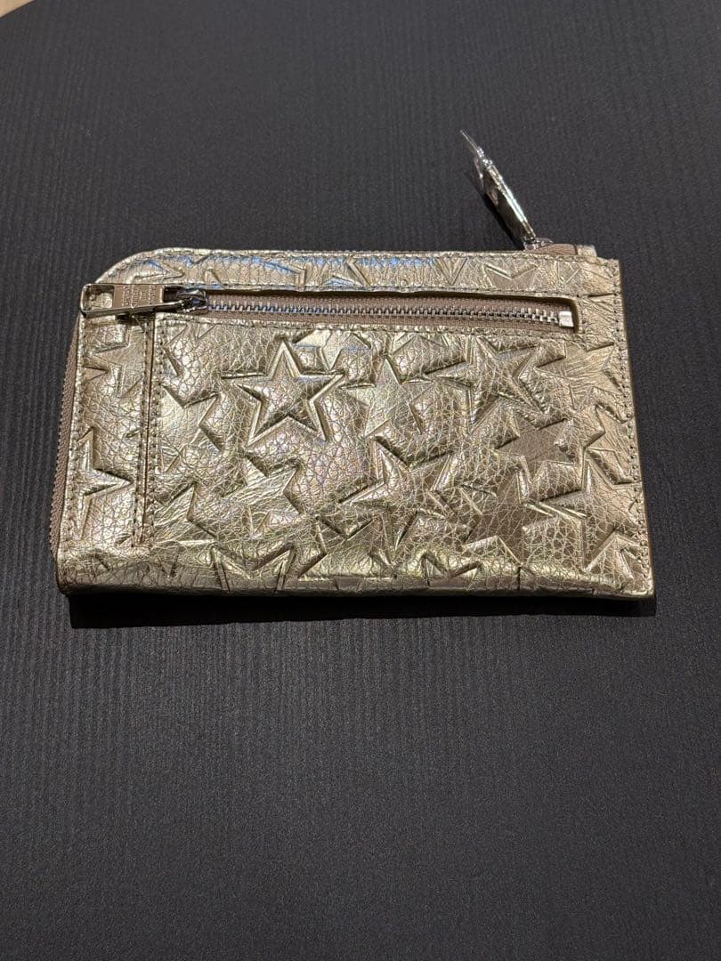 小物 Three Star L-shaped mini wallet