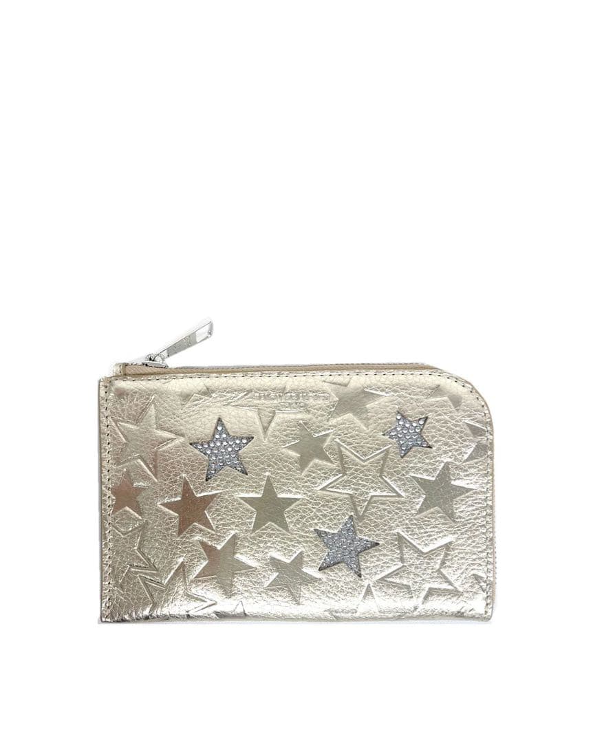 小物 Three Star L-shaped mini wallet