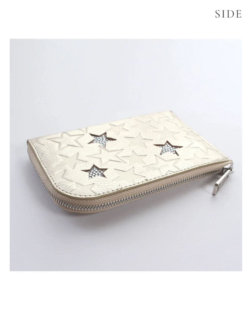小物 Three Star L-shaped mini wallet