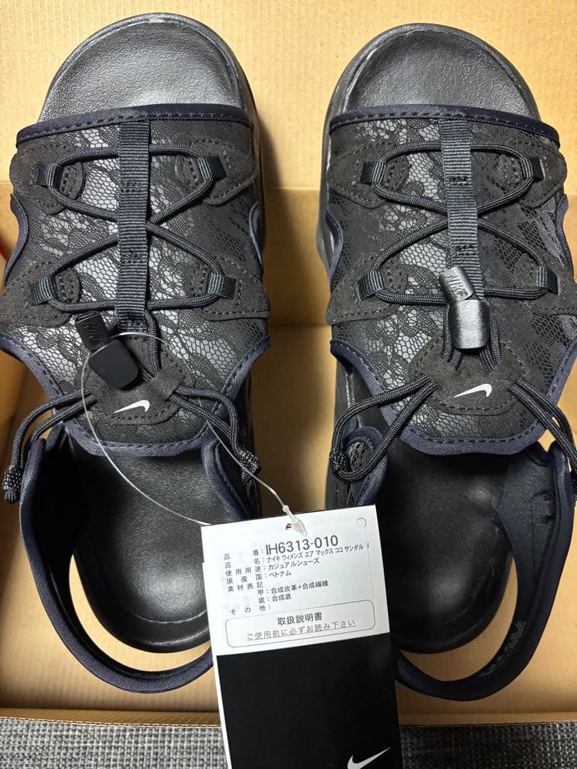 ナイキ エアマックス ココ サンダル 25㎝ NIKE AIR MAX ブラック