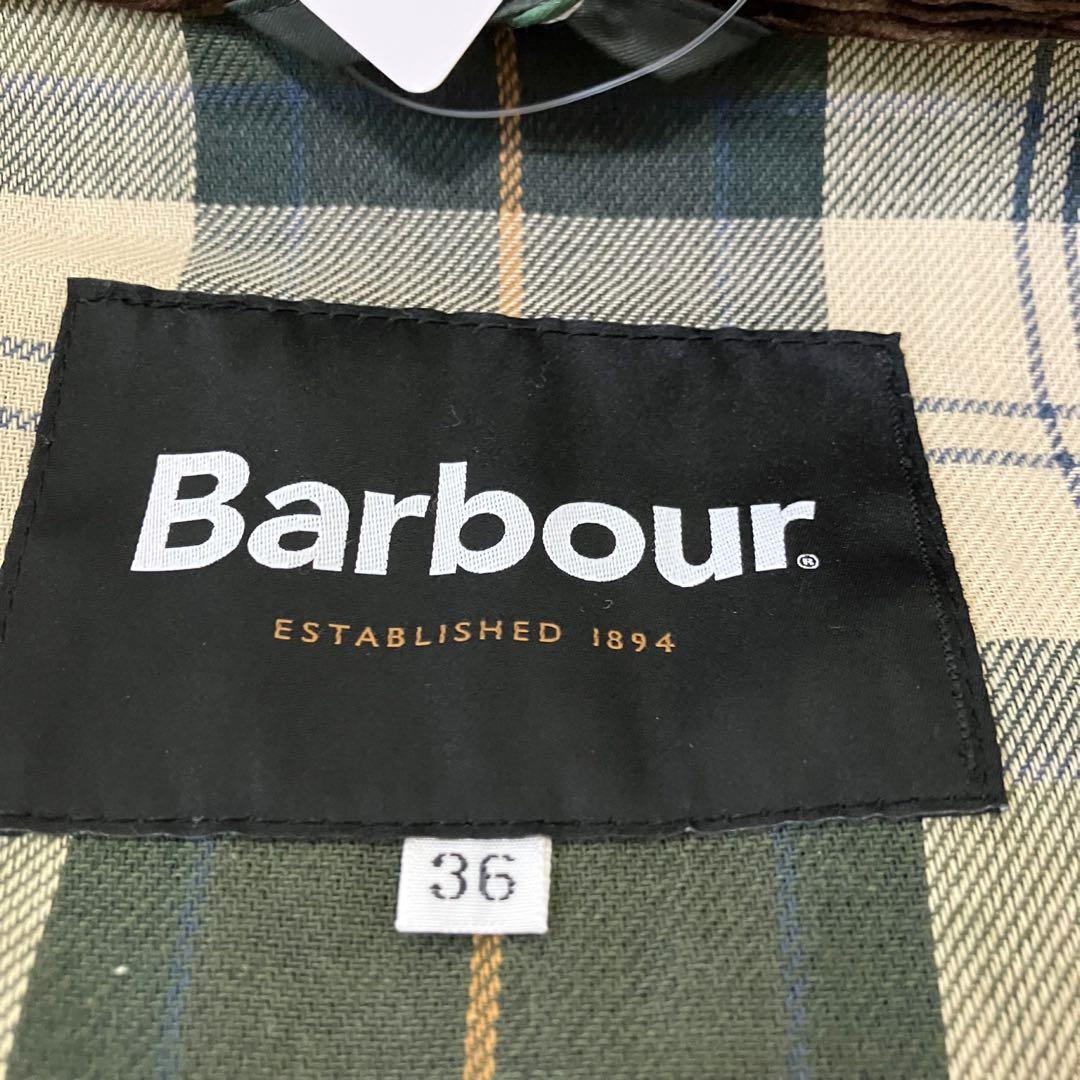 新品/Barbour/OS BURGHLEY JS/ステンカラーコート/カーキ