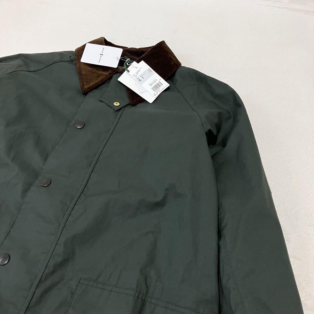 新品/Barbour/OS BURGHLEY JS/ステンカラーコート/カーキ