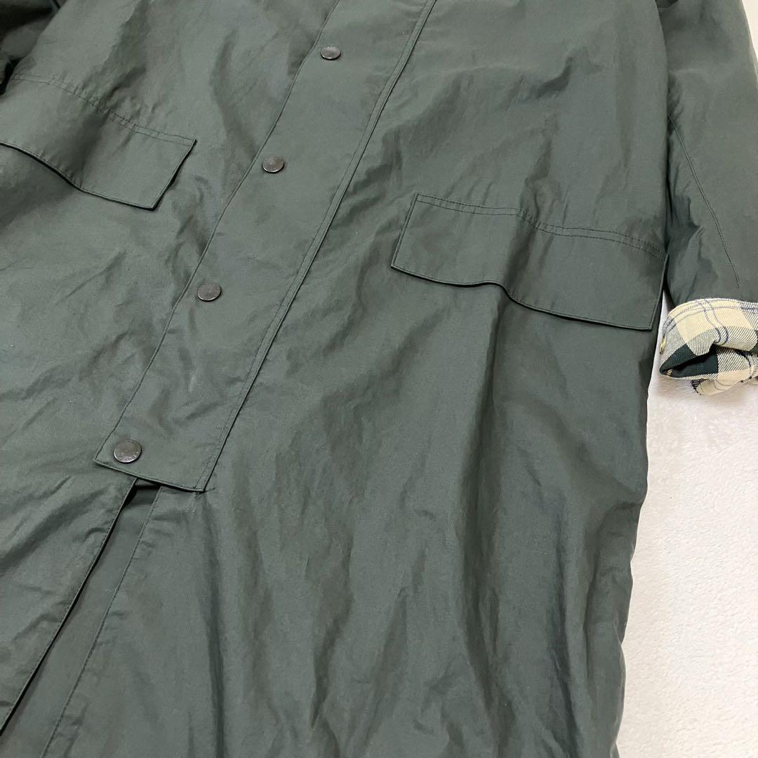新品/Barbour/OS BURGHLEY JS/ステンカラーコート/カーキ