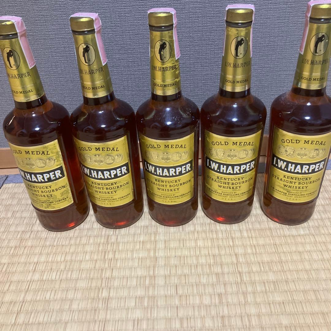 I.W. HARPER ウイスキー オールドボトル5本セット
