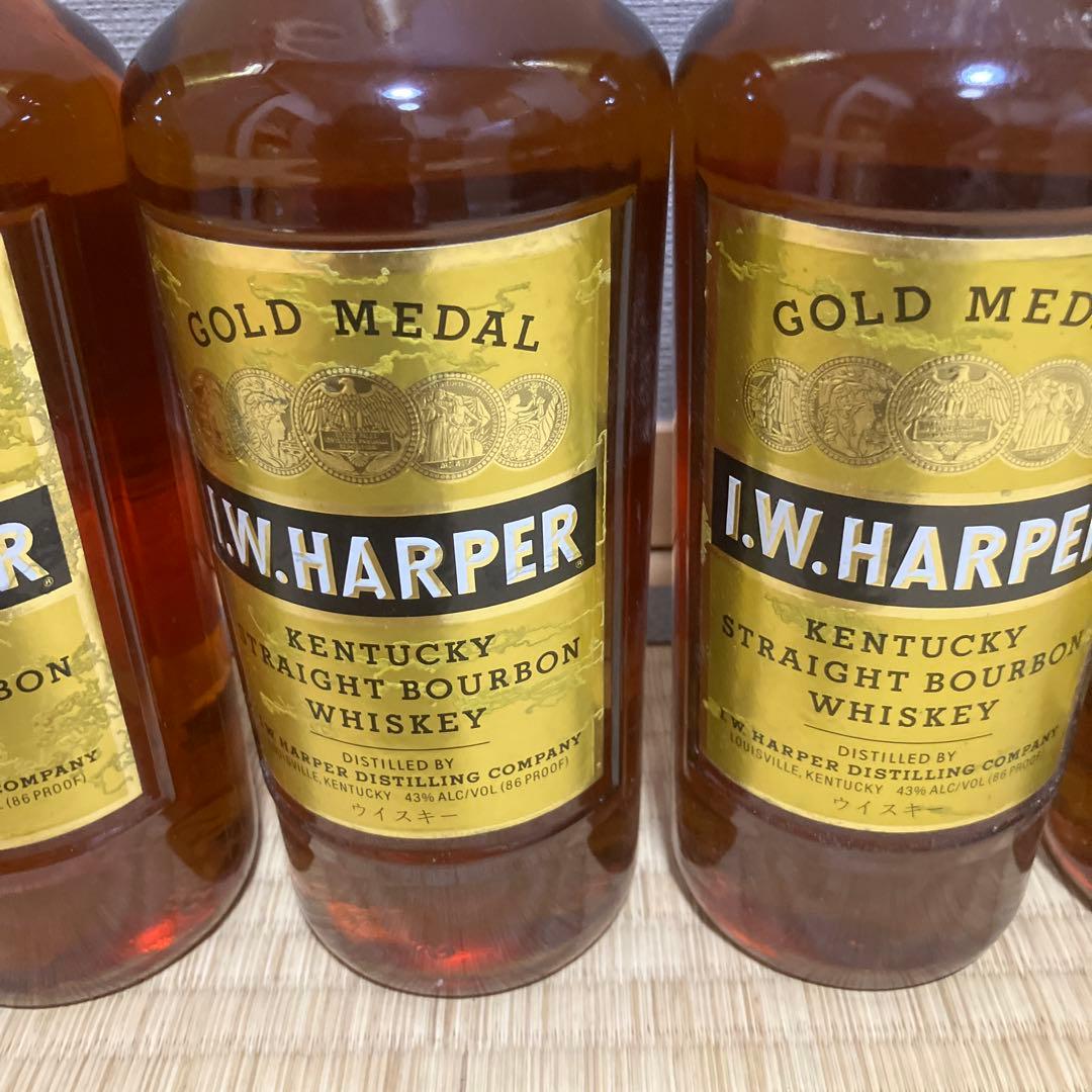 I.W. HARPER ウイスキー オールドボトル5本セット