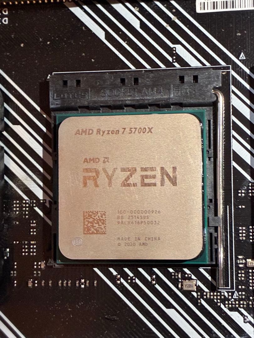 動作確認済みRyzen7 5700x prime a520m-kのセット商品です