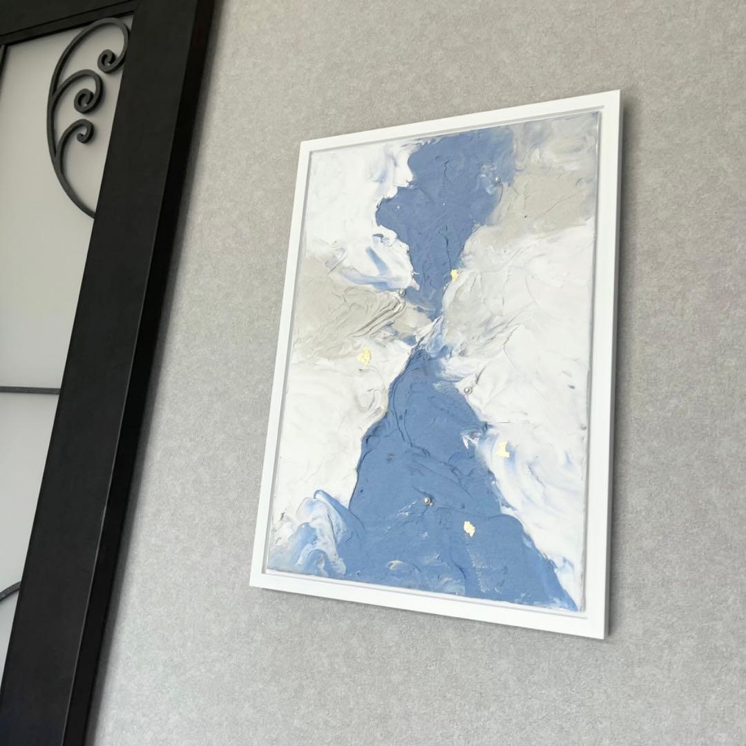 現代アート　53×38㎝　大きめ　モダン　アートパネル　インテリア　抽象画