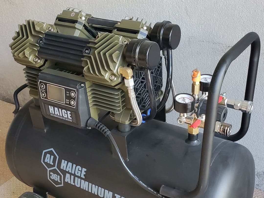 軽量静音 HAIGE ハイガー HG-DC991AL エアーコンプレッサー