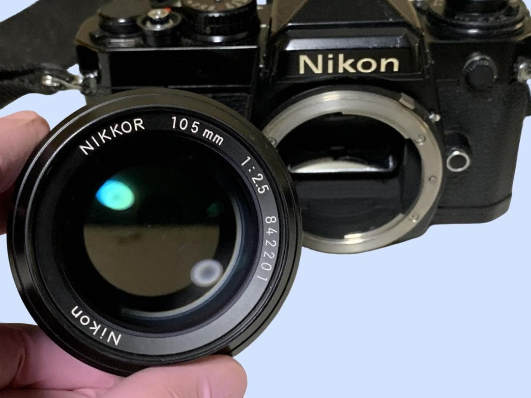 M6416 Nikon FE / NIKKOR 105mm 1:2.5 一眼レフ