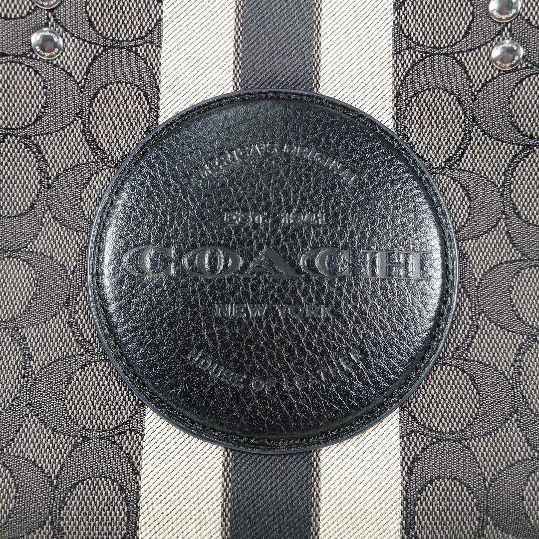 ✨美品✨コーチ　シグネチャー　ジャガード デンプシー　キャリーオール　2way