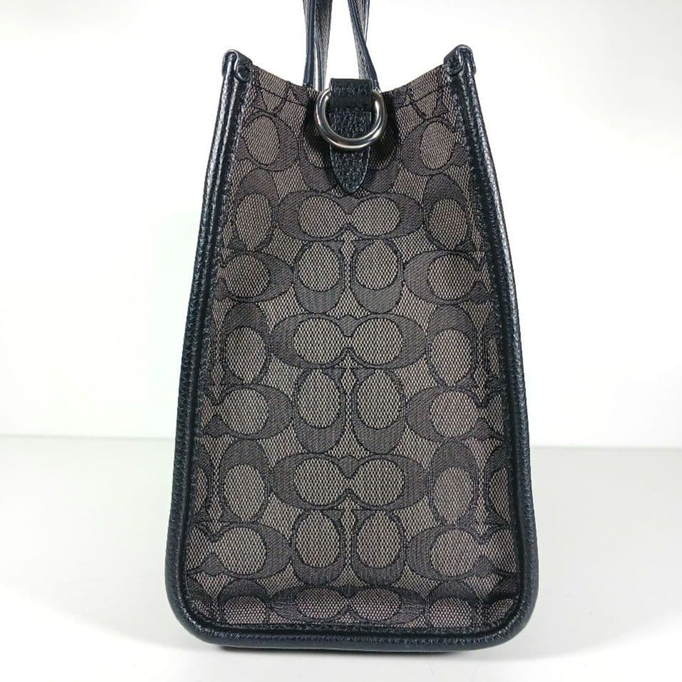 ✨美品✨コーチ　シグネチャー　ジャガード デンプシー　キャリーオール　2way