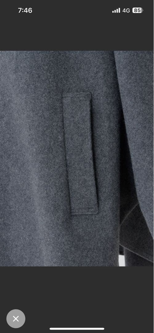 最終お値引き⭐︎美品BEARDSLEY⭐︎ビアズリー⭐︎ウールポンチョコート⭐︎裏地付き