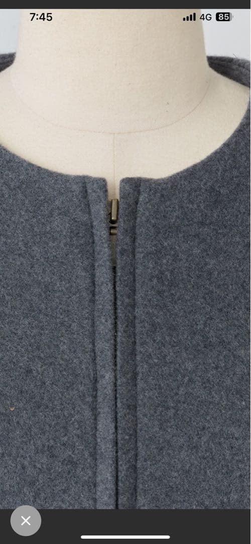 最終お値引き⭐︎美品BEARDSLEY⭐︎ビアズリー⭐︎ウールポンチョコート⭐︎裏地付き