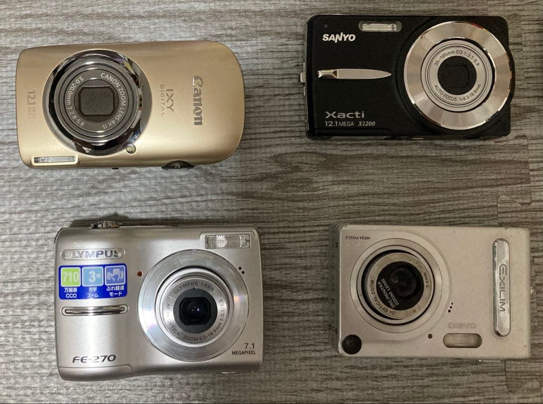 デジカメ13台まとめ売り　※動作未確認