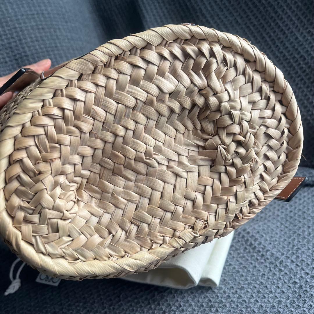 【あっかーね】 ロエベ LOEWE カゴバッグ スモール ナチュラル